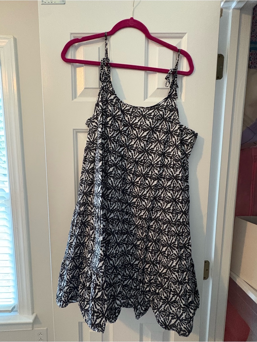 Vineyard Vines Black and White Printed Sundress